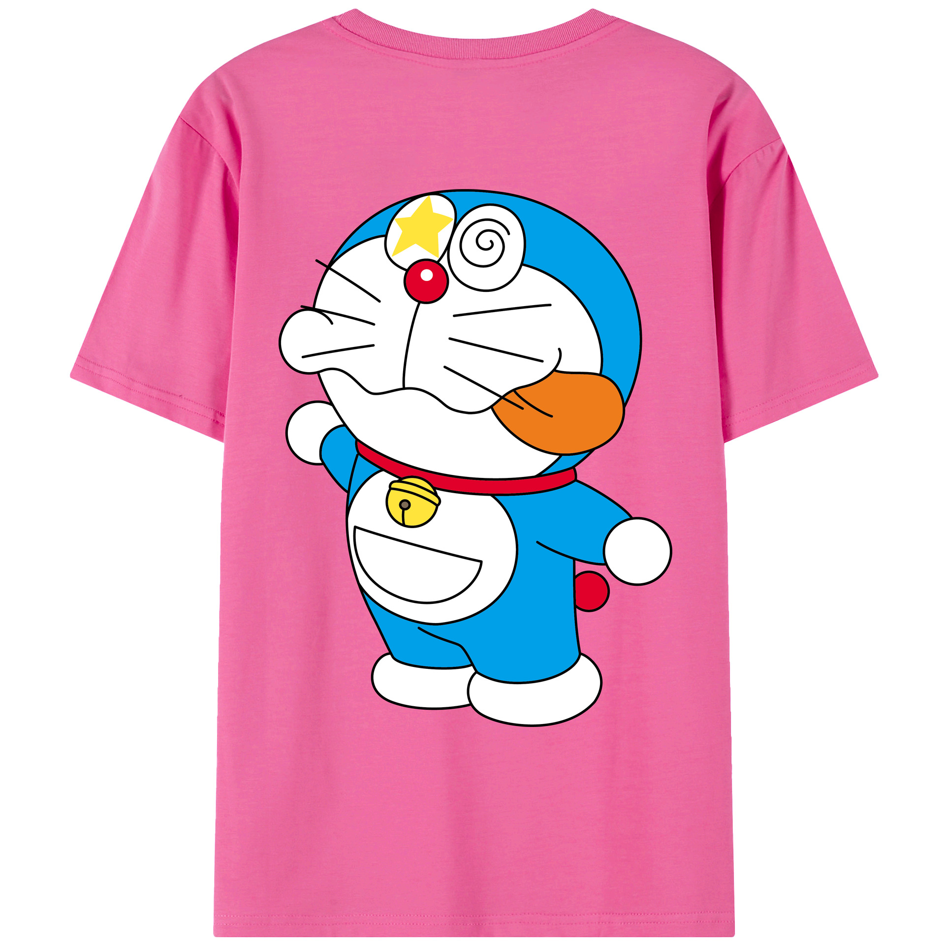 （画像用） ドラえもん Doraemon レディース半袖Tシャツ(バックプリント)